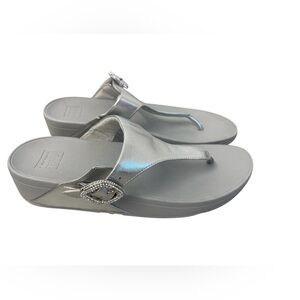 Fitflop Lulu Crystal Buckle sandals